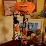 crochet pumpkin tea cosy