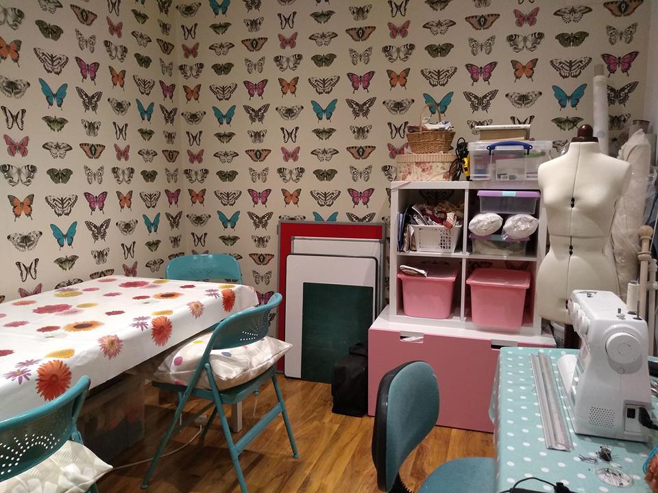 joy to make sewing and crochet room