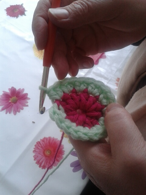 changing colour crochet