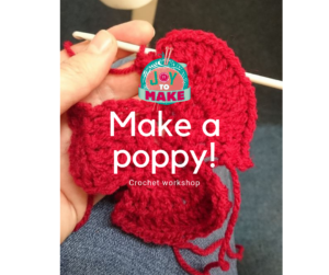 make a crochet poppy